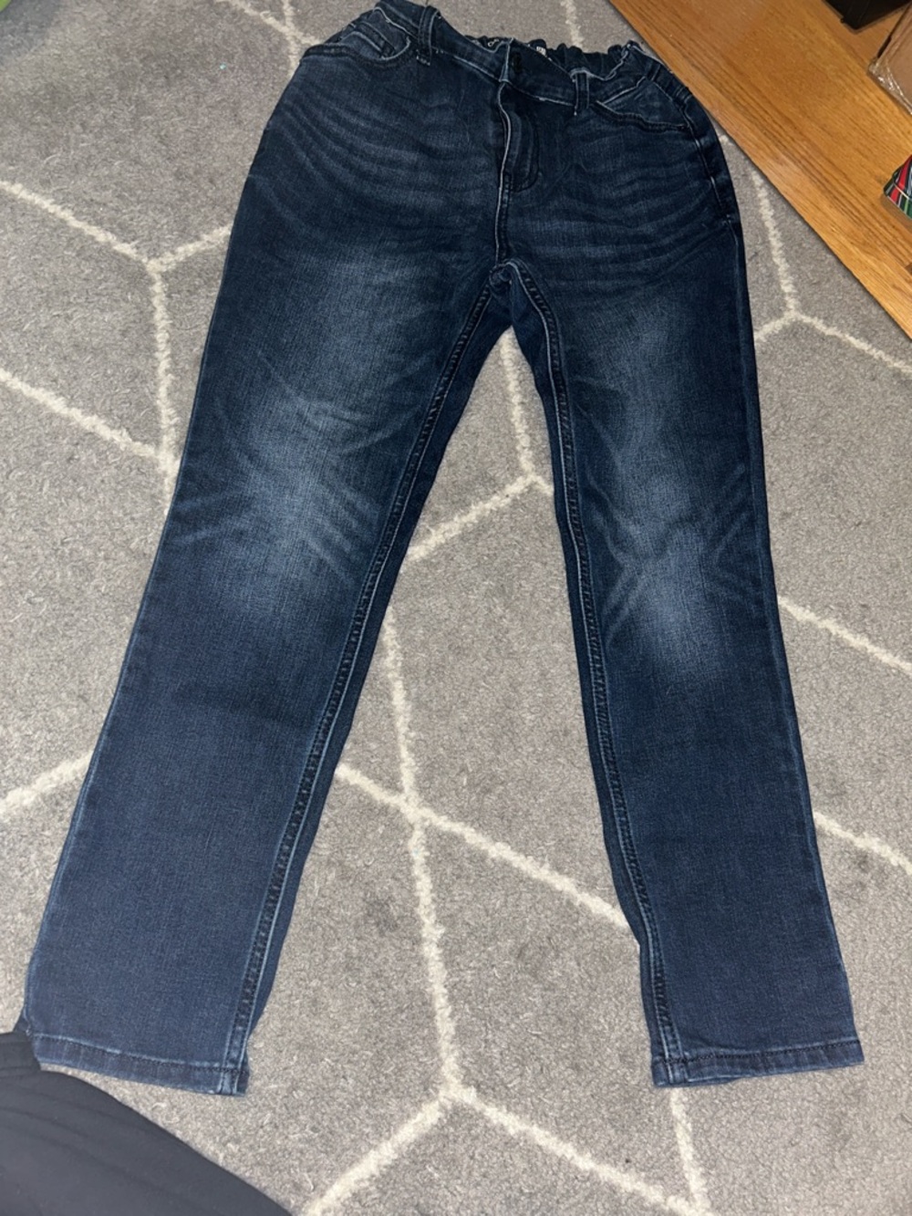 Dark Blue boys Jeans - skinny Stretch Denim